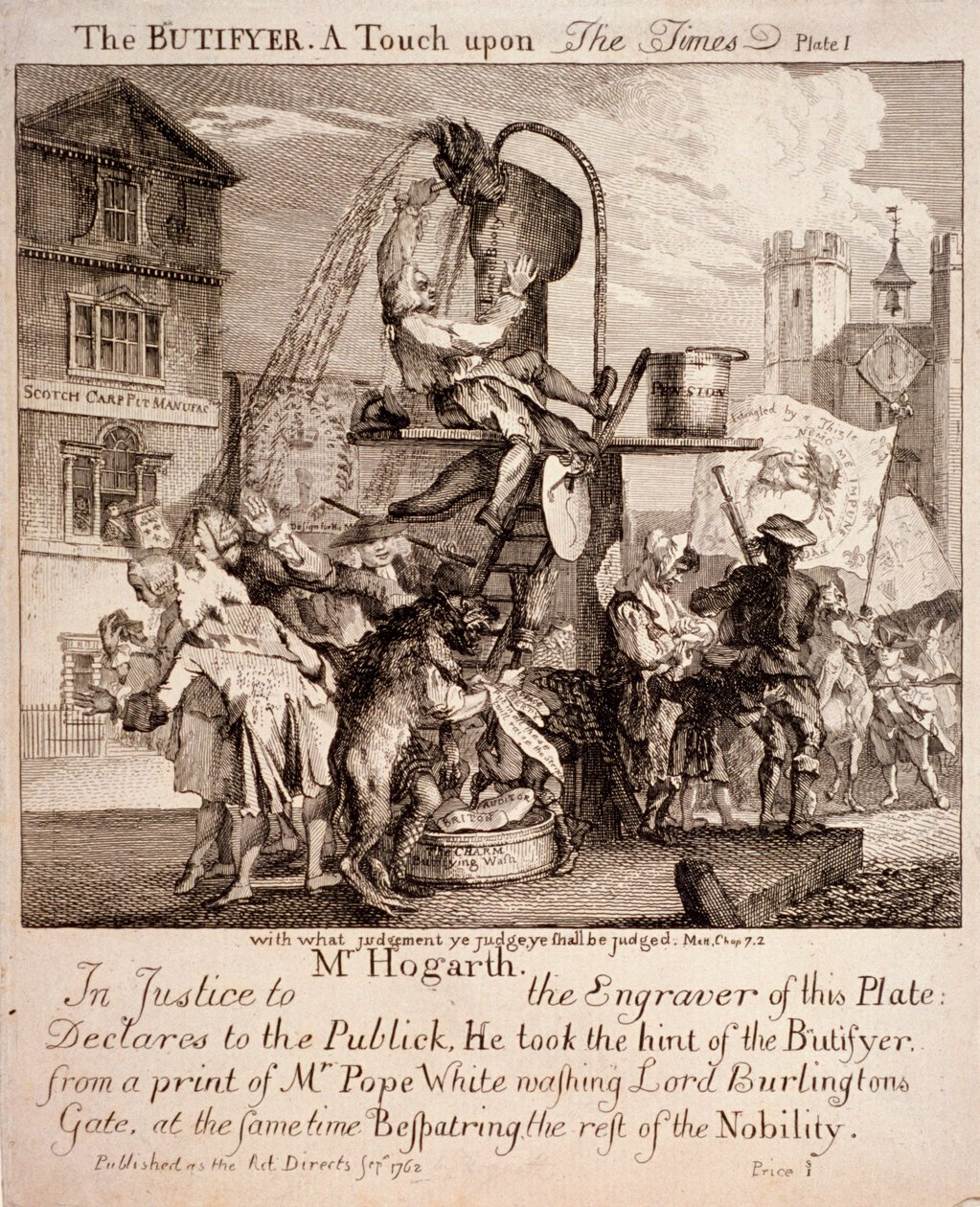 William Hogarth, 1762 da Paul Sandby