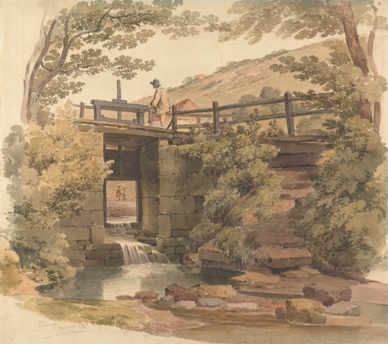 La chiusa vicino a Slough da Paul Sandby Munn