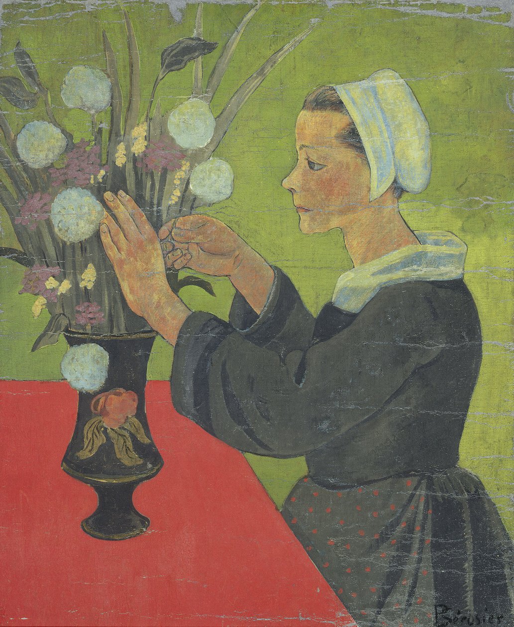 Bretone con bouquet (Huelgoat) da Paul Sérusier