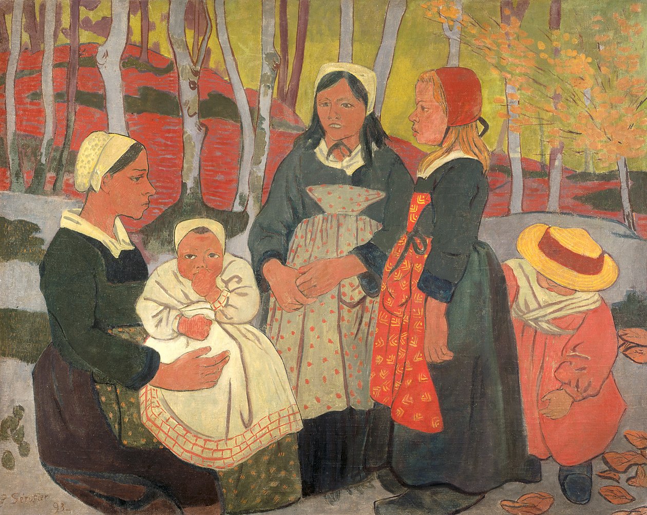 Bretoni nella foresta di Huelgoat da Paul Sérusier
