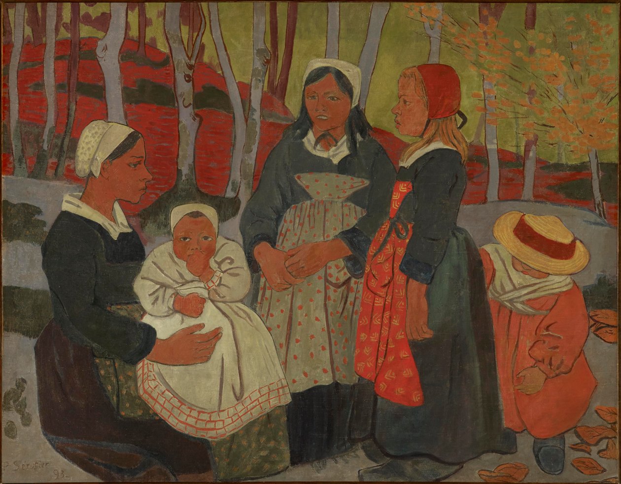 Bretoni nella foresta di Huelgoat da Paul Sérusier