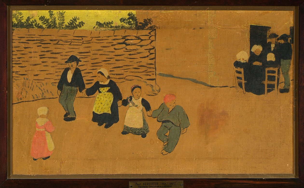 Bretonisches Paneel mit Kindern da Paul Sérusier