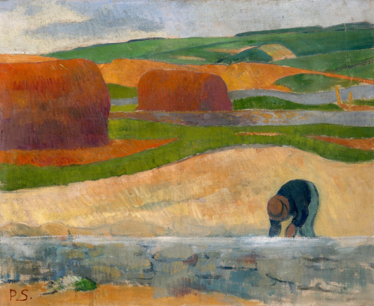 Raccoglitrice di alghe da Paul Sérusier