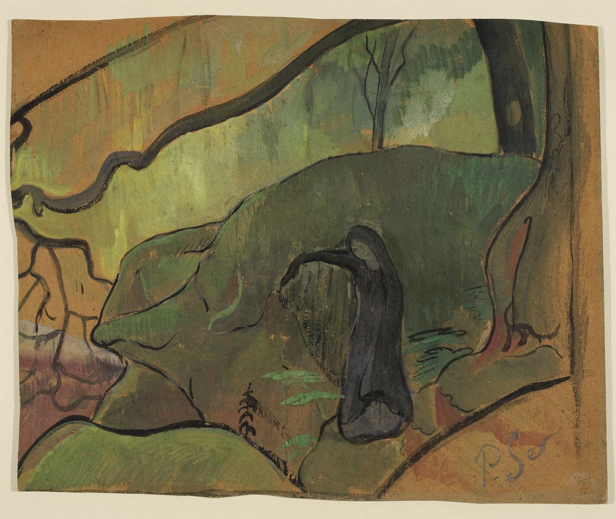 Sonno della terra (Bretone nel bosco) da Paul Sérusier