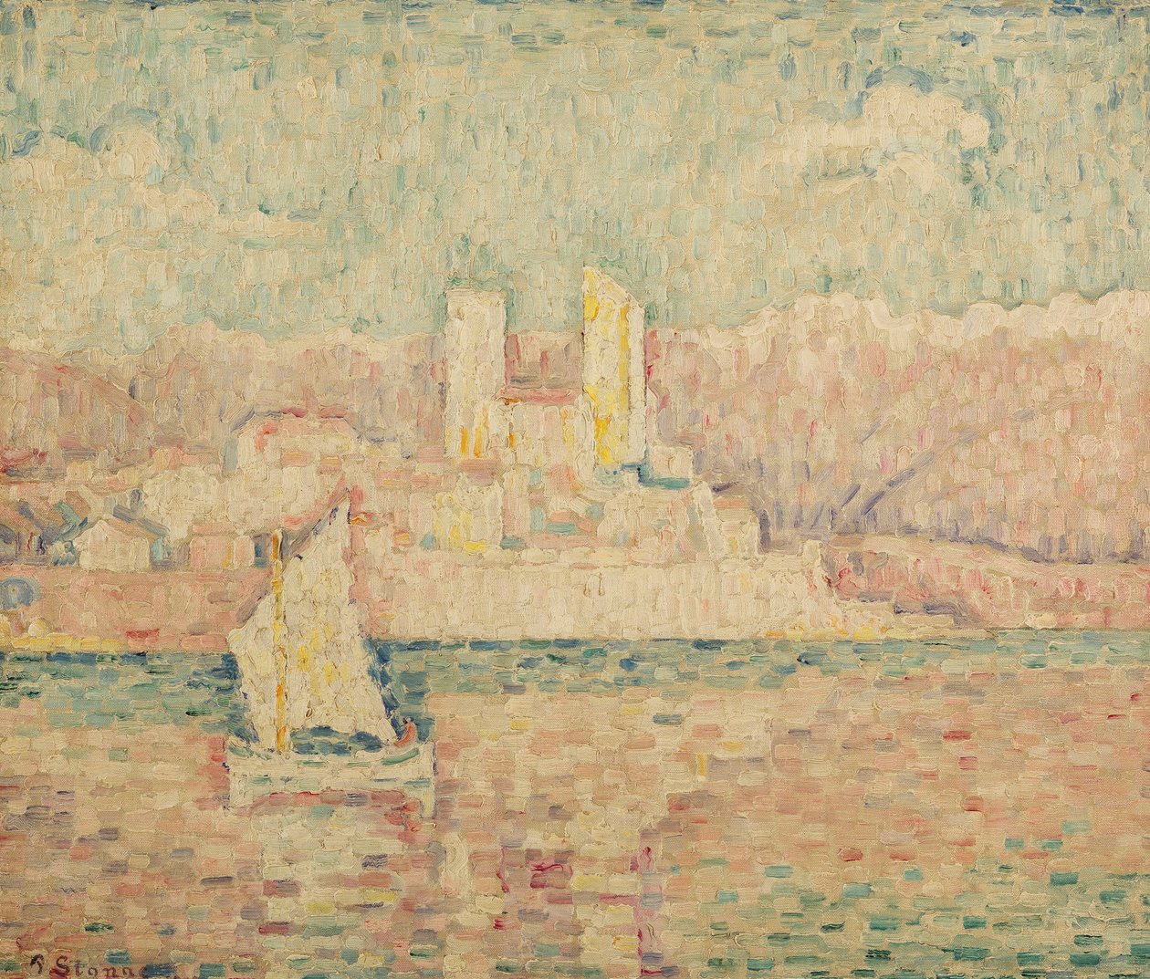 Antibes mattina, 1919 da Paul Signac