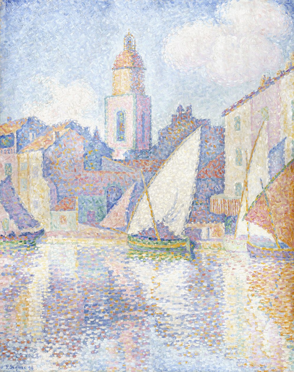 Campanile a Saint Tropez da Paul Signac