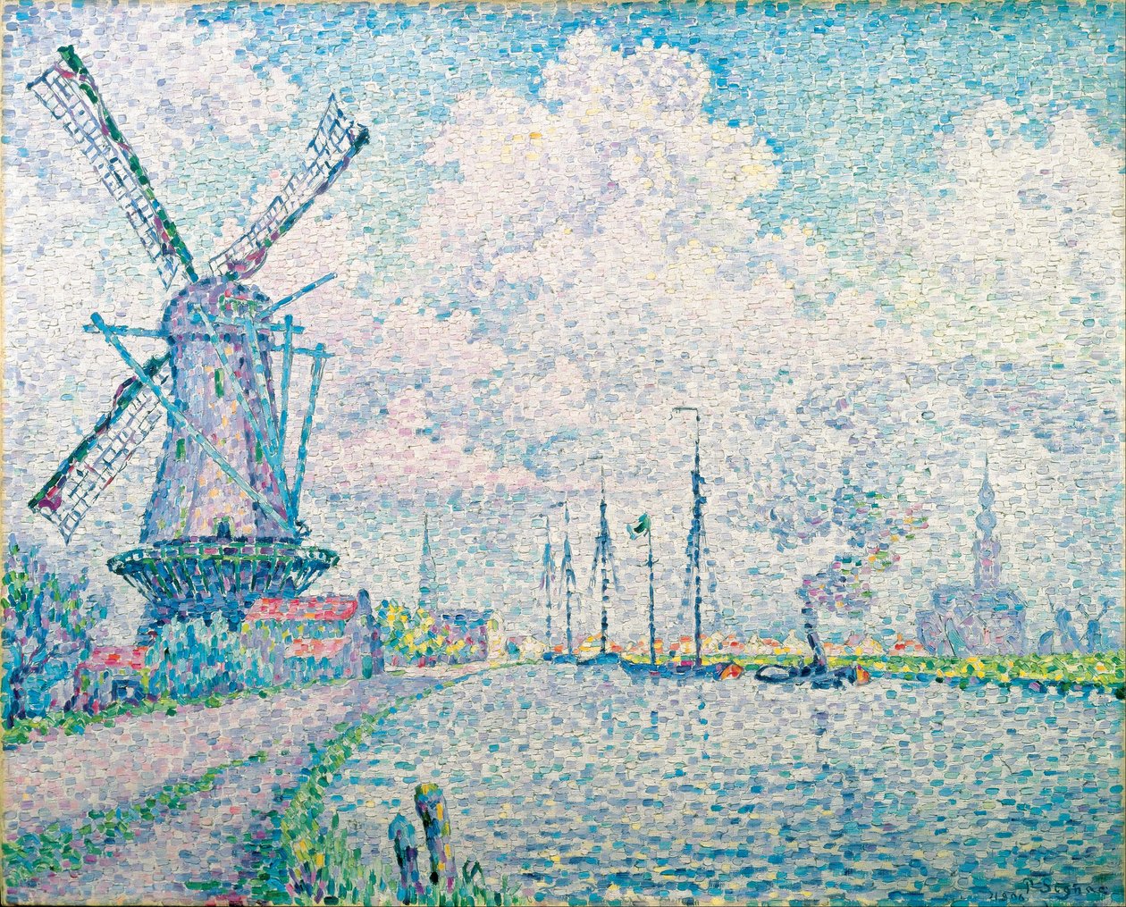 Canale di Overschie da Paul Signac