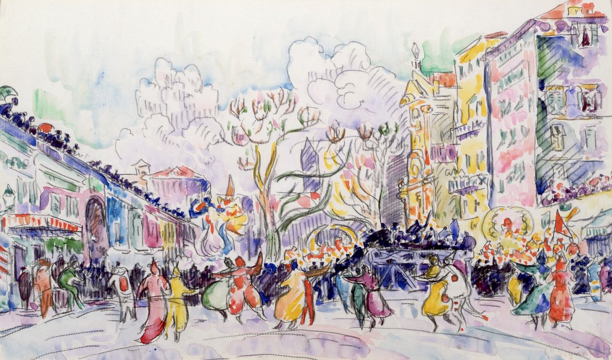 Carnevale di Nizza da Paul Signac