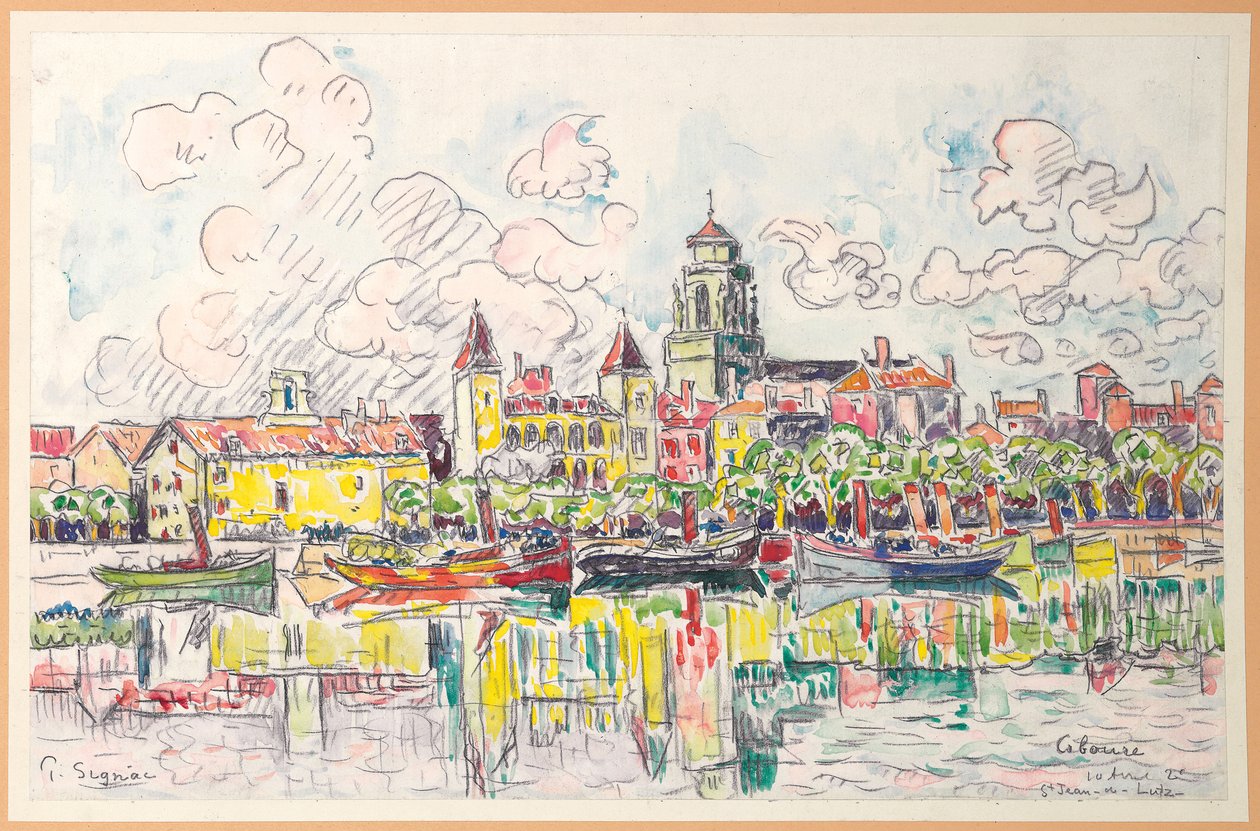 Ciboure, Saint-Jean-de-Luz, 1920 da Paul Signac