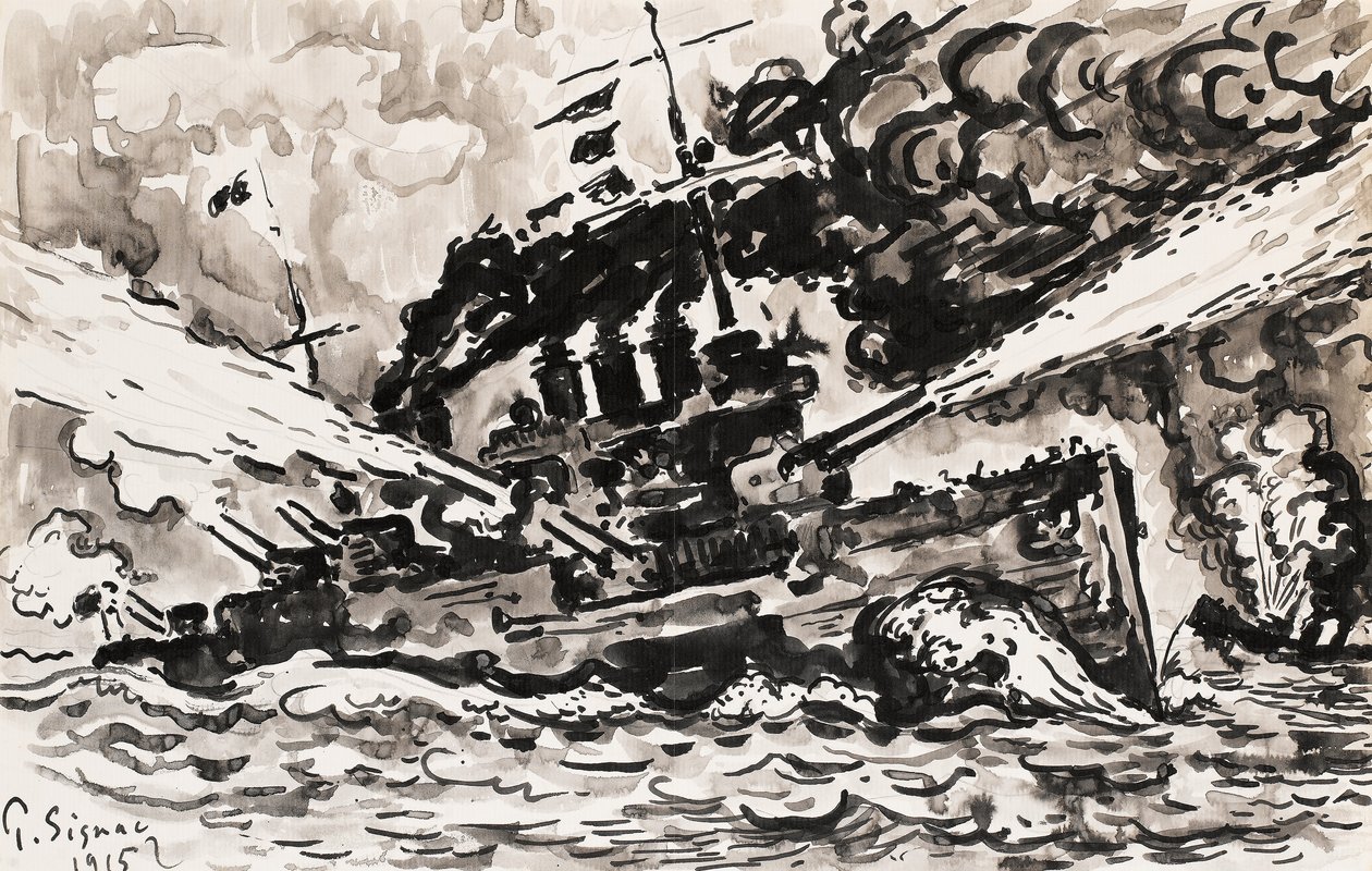 Corazzato combattente da Paul Signac