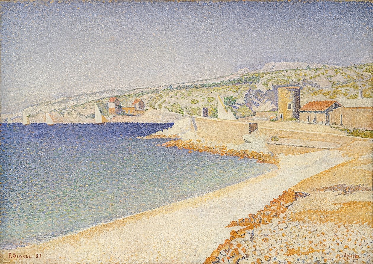 Il molo a Cassis, Opus 198. 1889 da Paul Signac