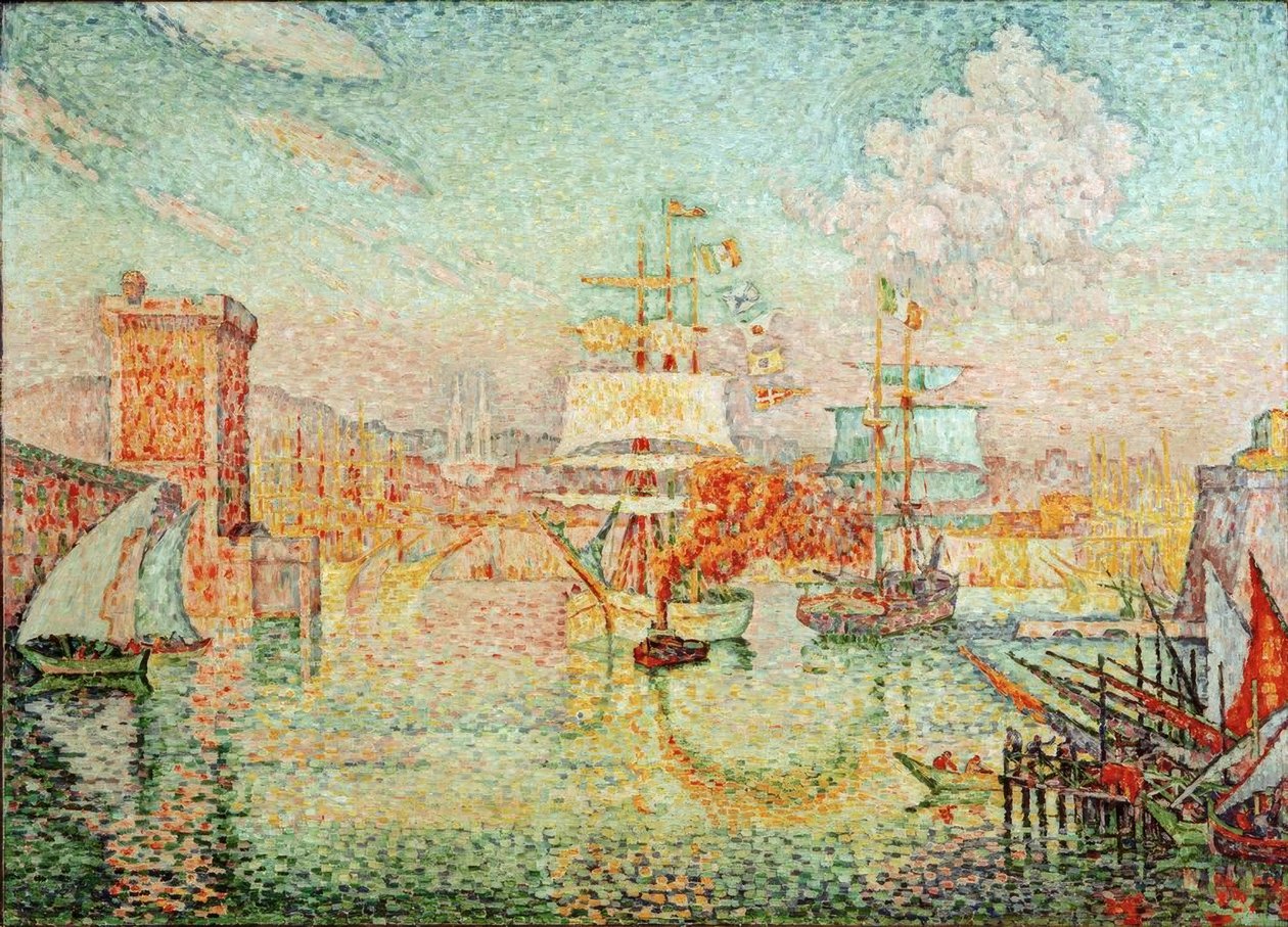 Ingresso del porto di Marsiglia da Paul Signac