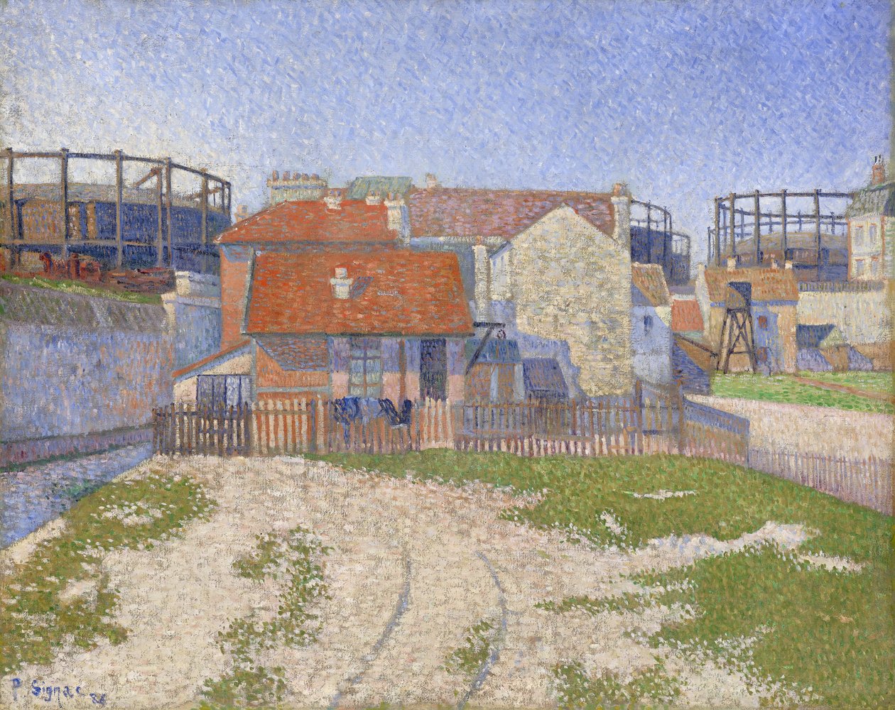 Gasometri a Clichy da Paul Signac