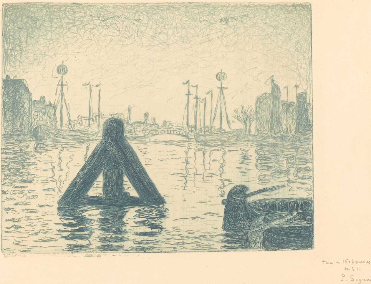Porto in Olanda - Flushing da Paul Signac