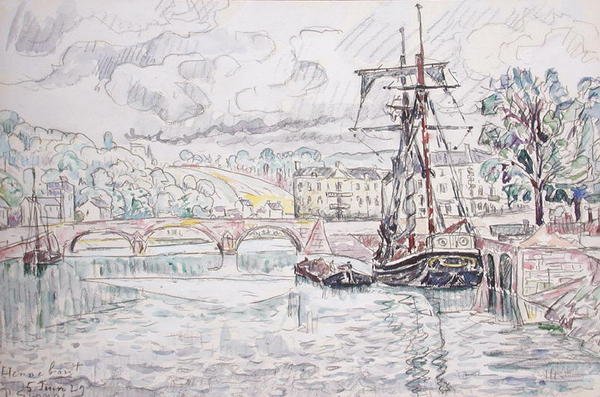 Hennebont da Paul Signac