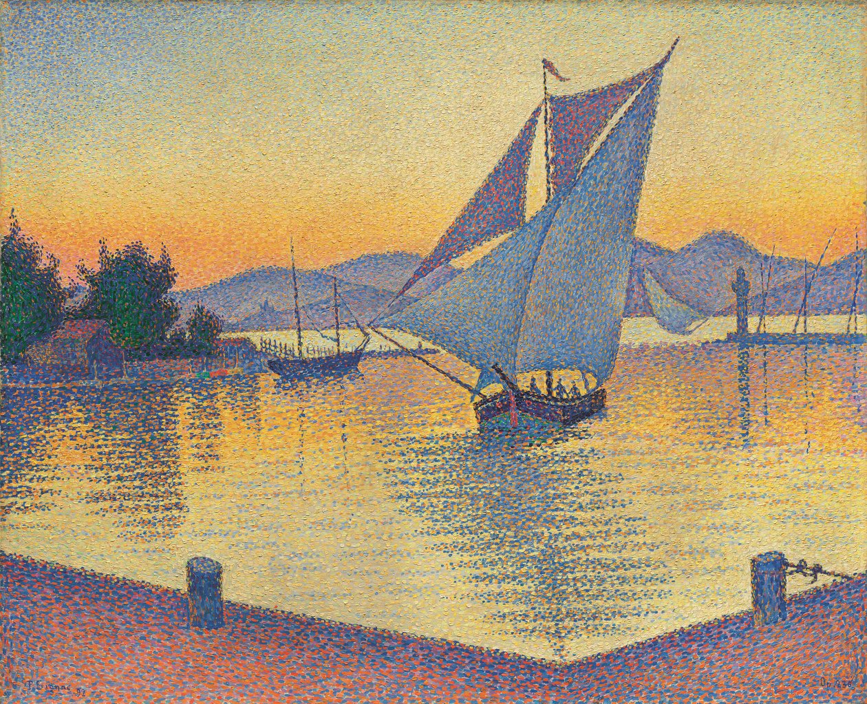 Il porto al tramonto, Opus 236 da Paul Signac