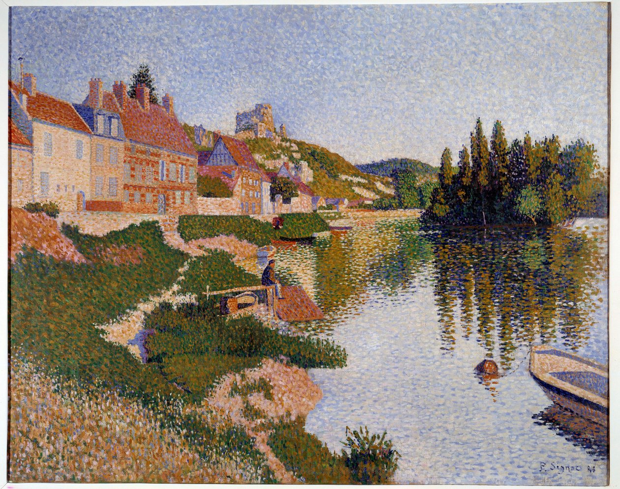 Les Andelys, la riva da Paul Signac