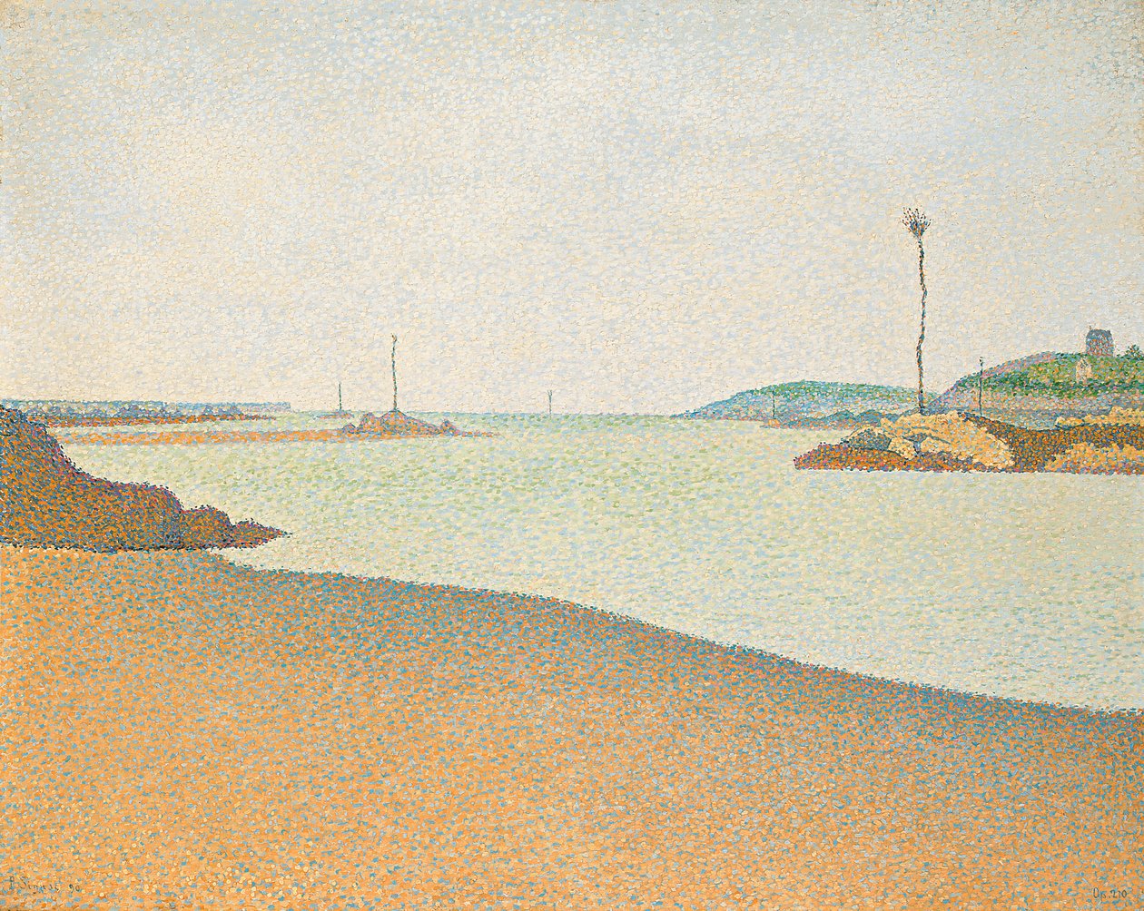 Les Balises, Saint-Briac, 1890 da Paul Signac