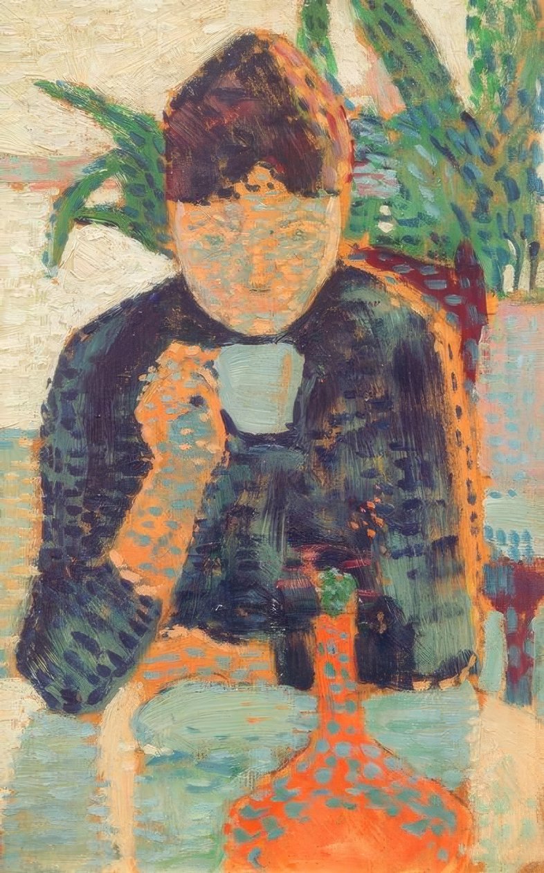 Donna che beve I da Paul Signac