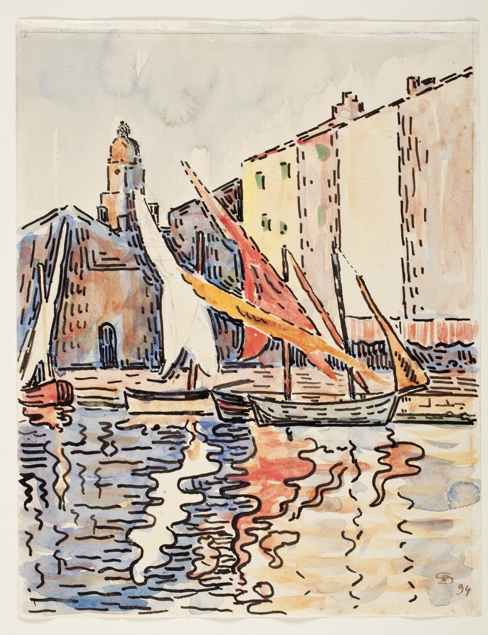 Saint-Tropez: sole della sera da Paul Signac