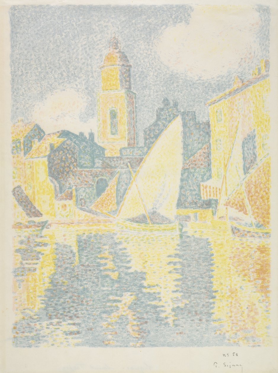 Saint-Tropez: Il Porto, 1897-98 da Paul Signac
