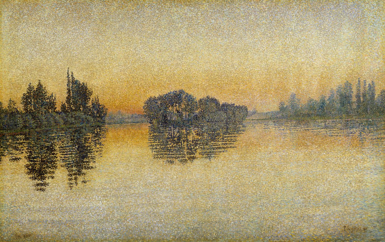 Tramonto, Herblay da Paul Signac