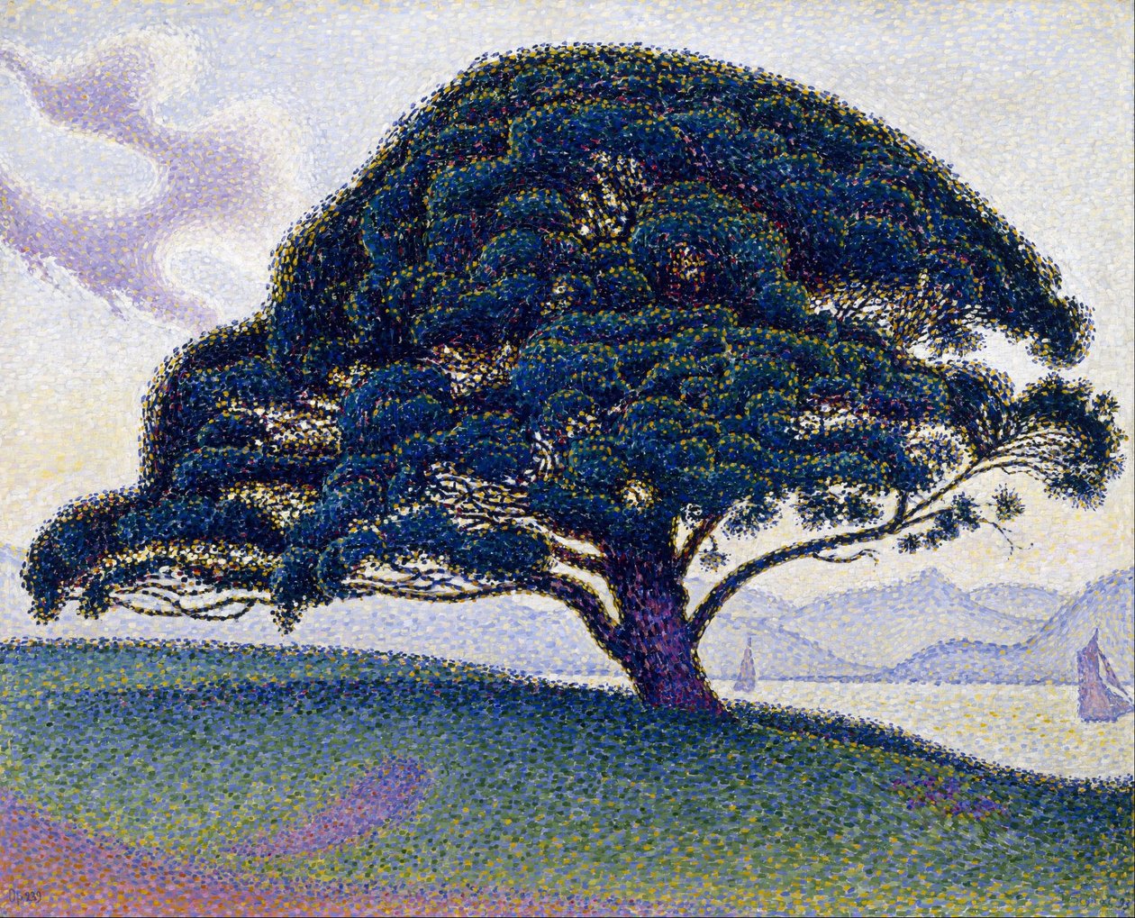 Il pino di Bonaventure da Paul Signac