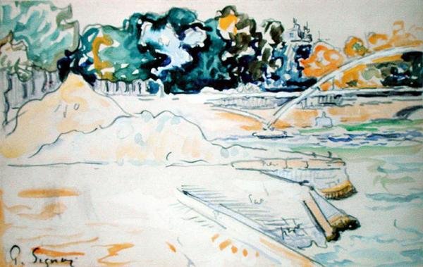 La Senna a Parigi da Paul Signac