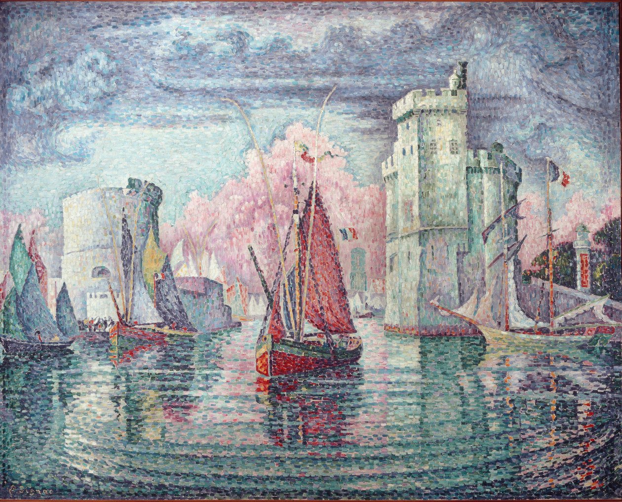 Il porto di La Rochelle da Paul Signac