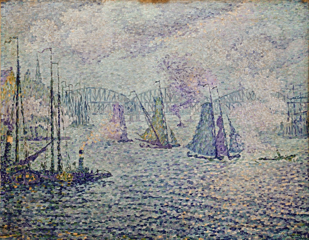 Il porto di Rotterdam da Paul Signac