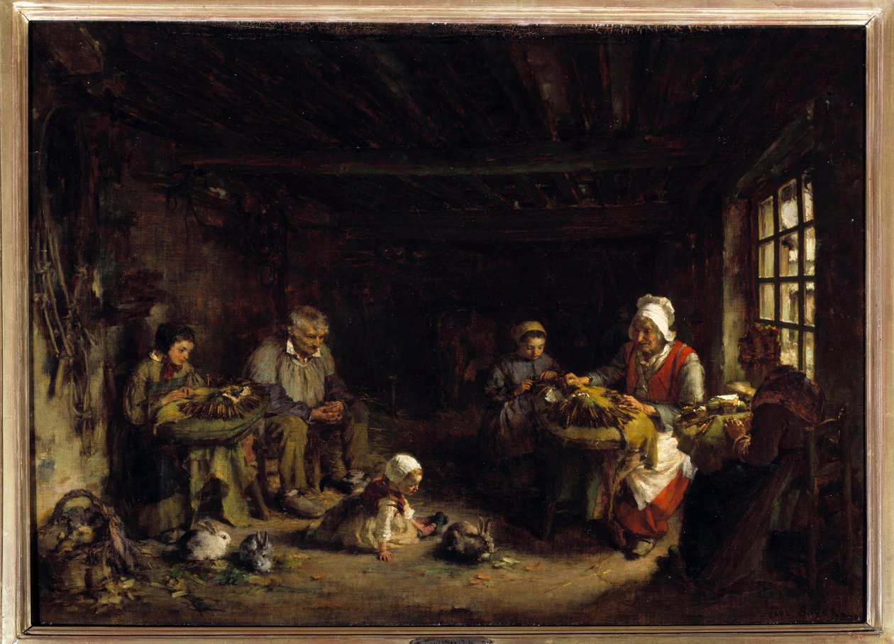 Le merlettaie ad Asnières da Paul Soyer