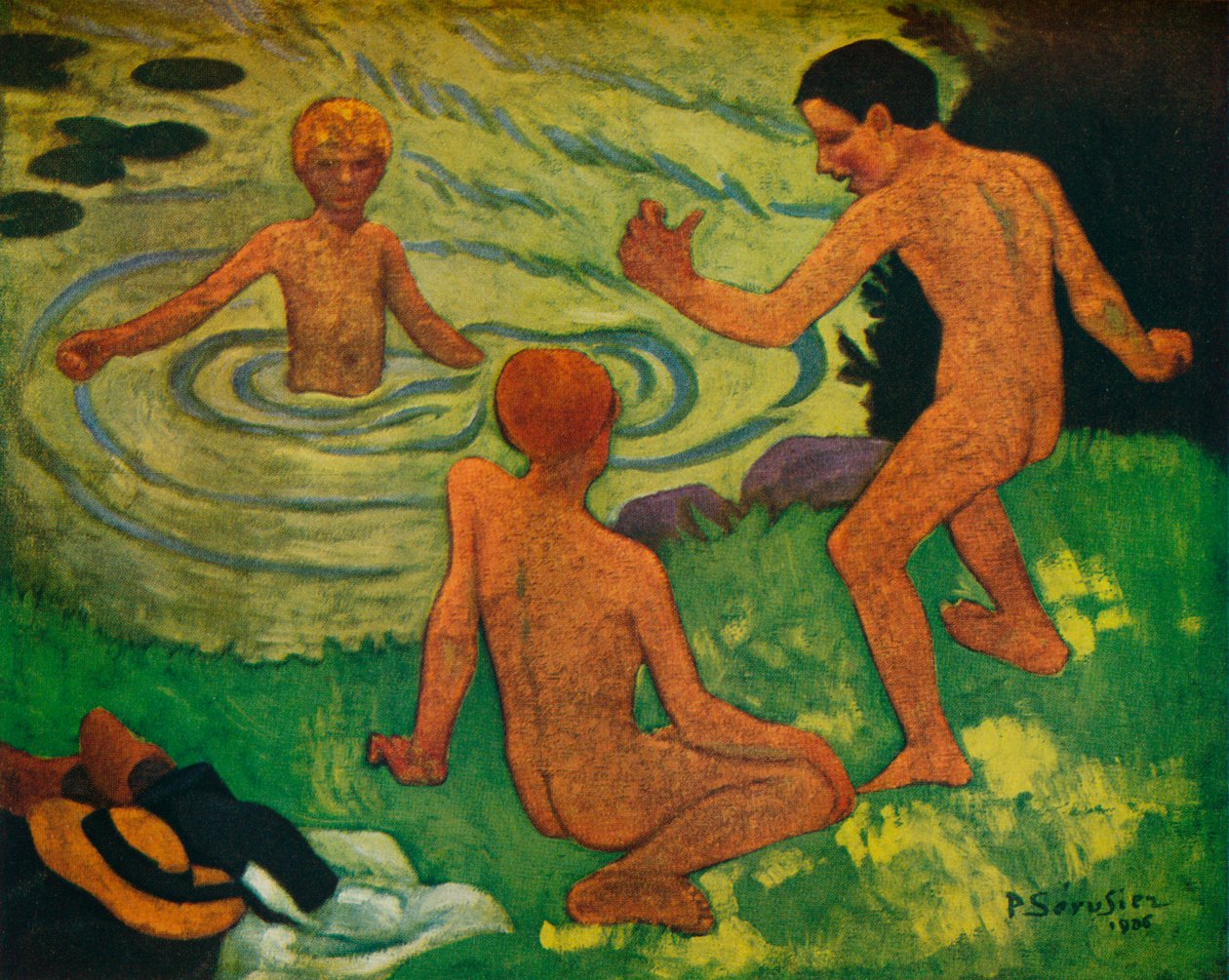 Ragazzi che fanno il bagno, 1906 da Paul Sérusier