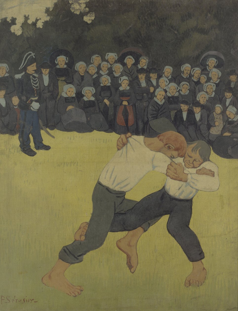 Lotta bretone, 1890-1891 da Paul Sérusier