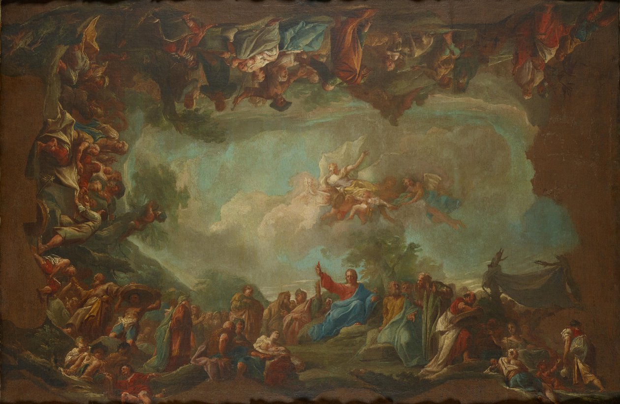 La miracolosa moltiplicazione dei pani da Paul Troger