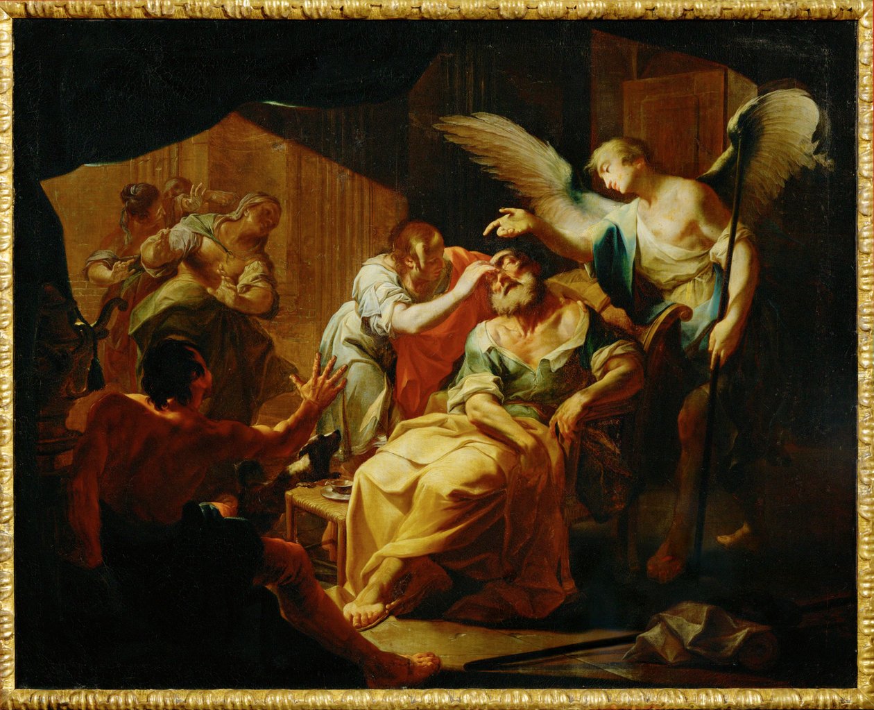 Il vecchio Tobit è guarito da Paul Troger