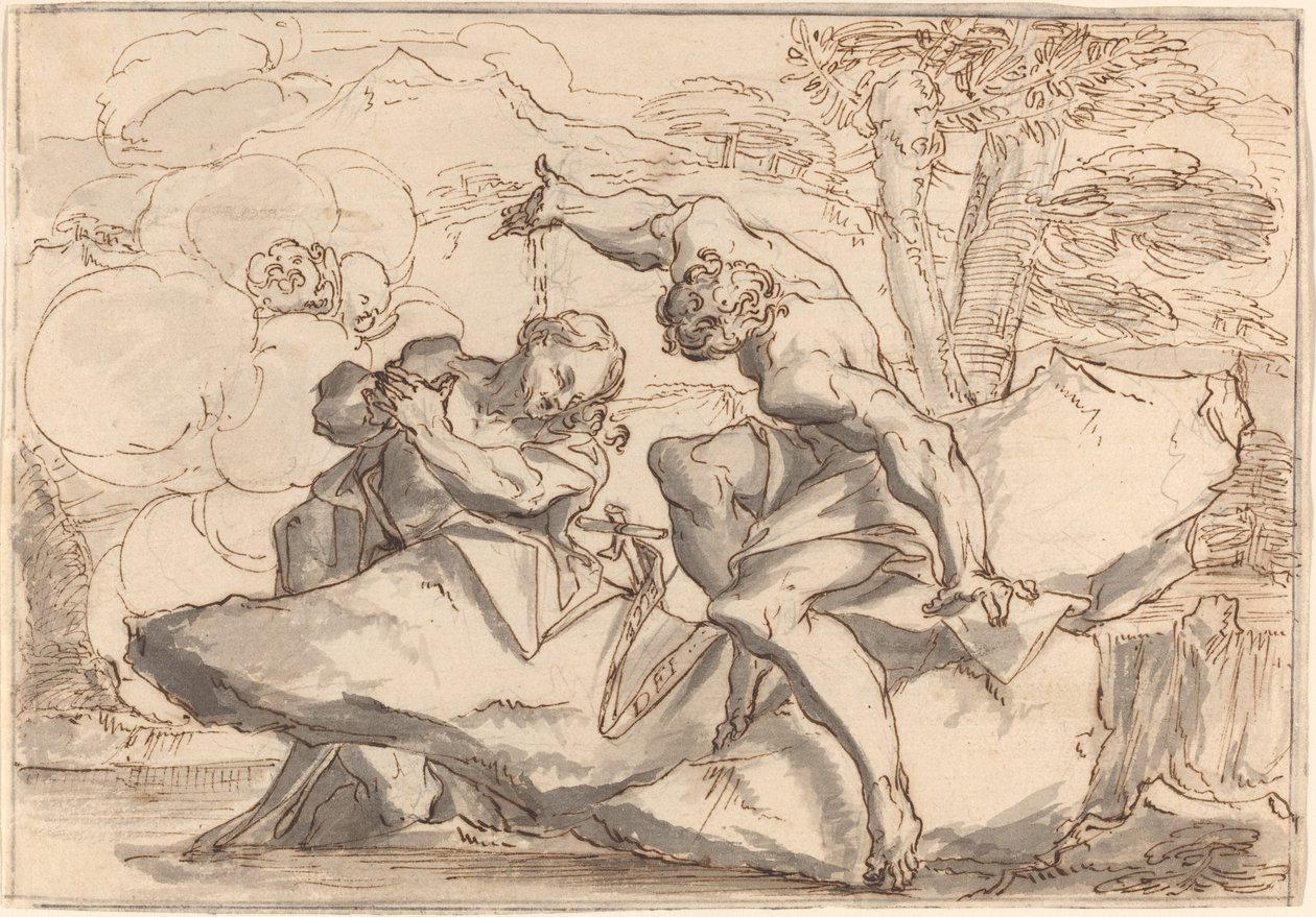 Il battesimo di Cristo da Paul Troger