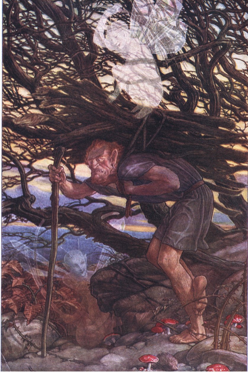 Eppure devo maledire, illustrazione da La Tempesta, 1908 da Paul Vincent Woodroffe