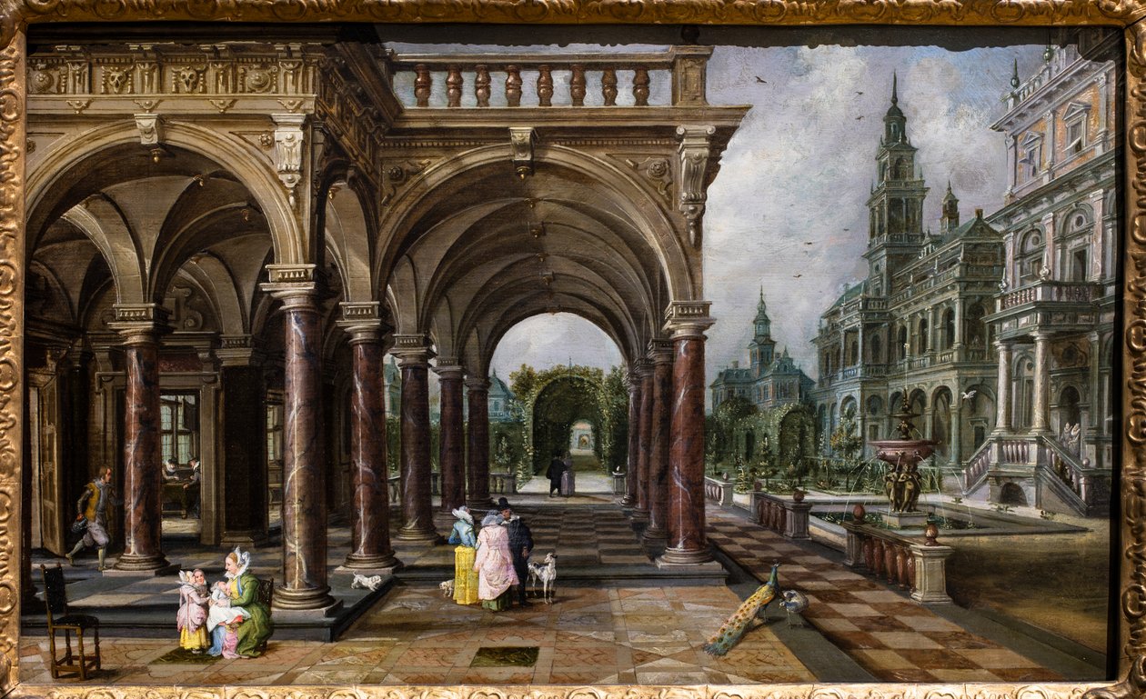 Architettura e giardino da Paul Vredeman de Vries