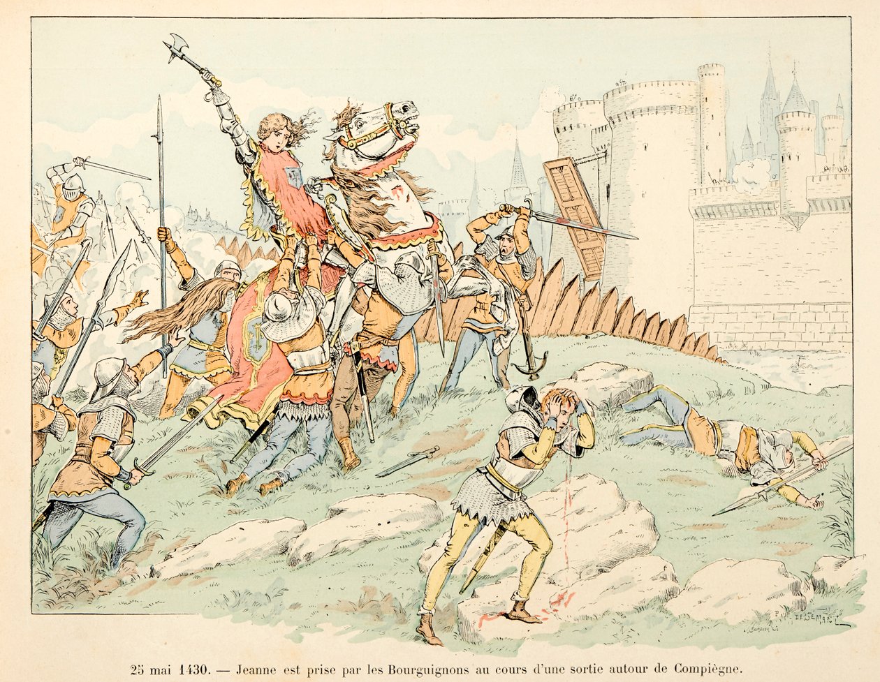 Illustrazione tratta dal libro "Jeanne d