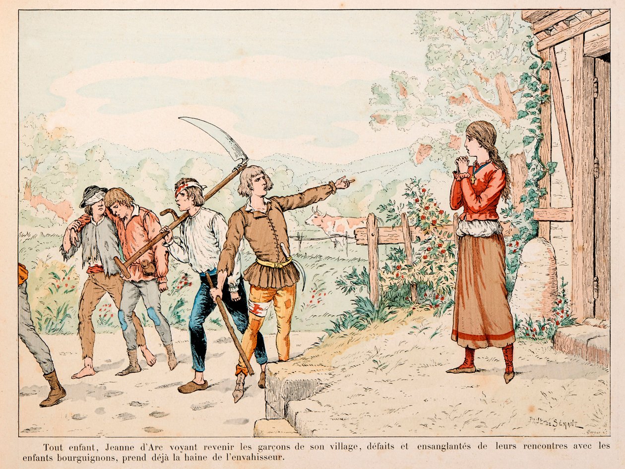 Illustrazione tratta dal libro Jeanne d