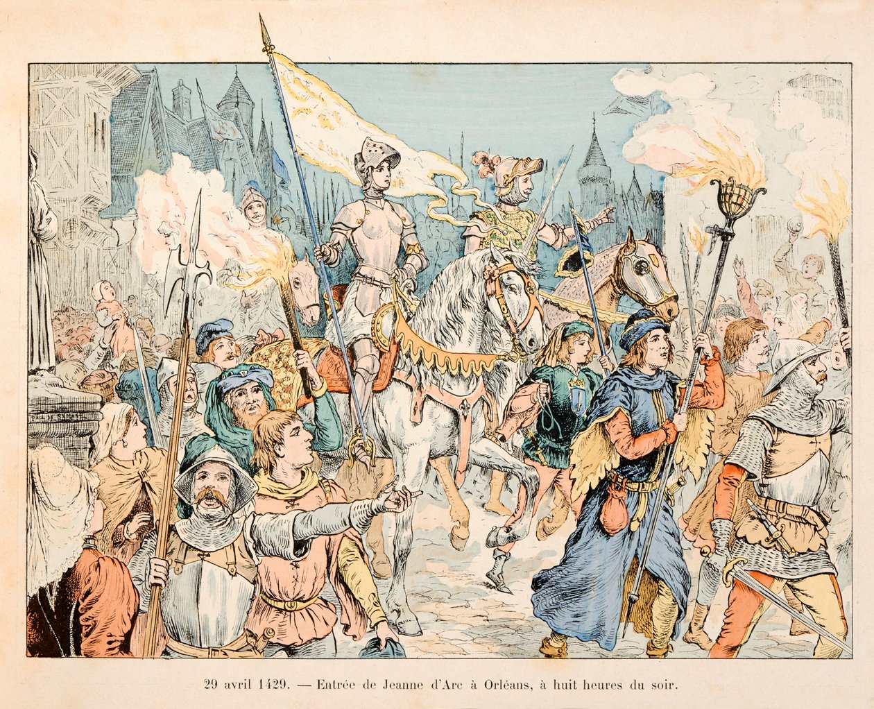 Illustrazione tratta dal libro Jeanne d