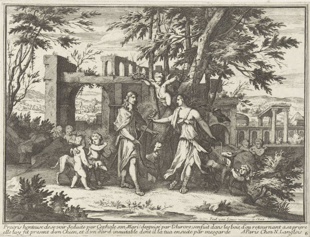 Procri e Cefalo travestito da Paul van Somer (II)