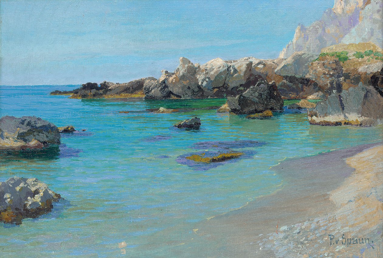 Sulla Costa di Capri da Paul von Spaun