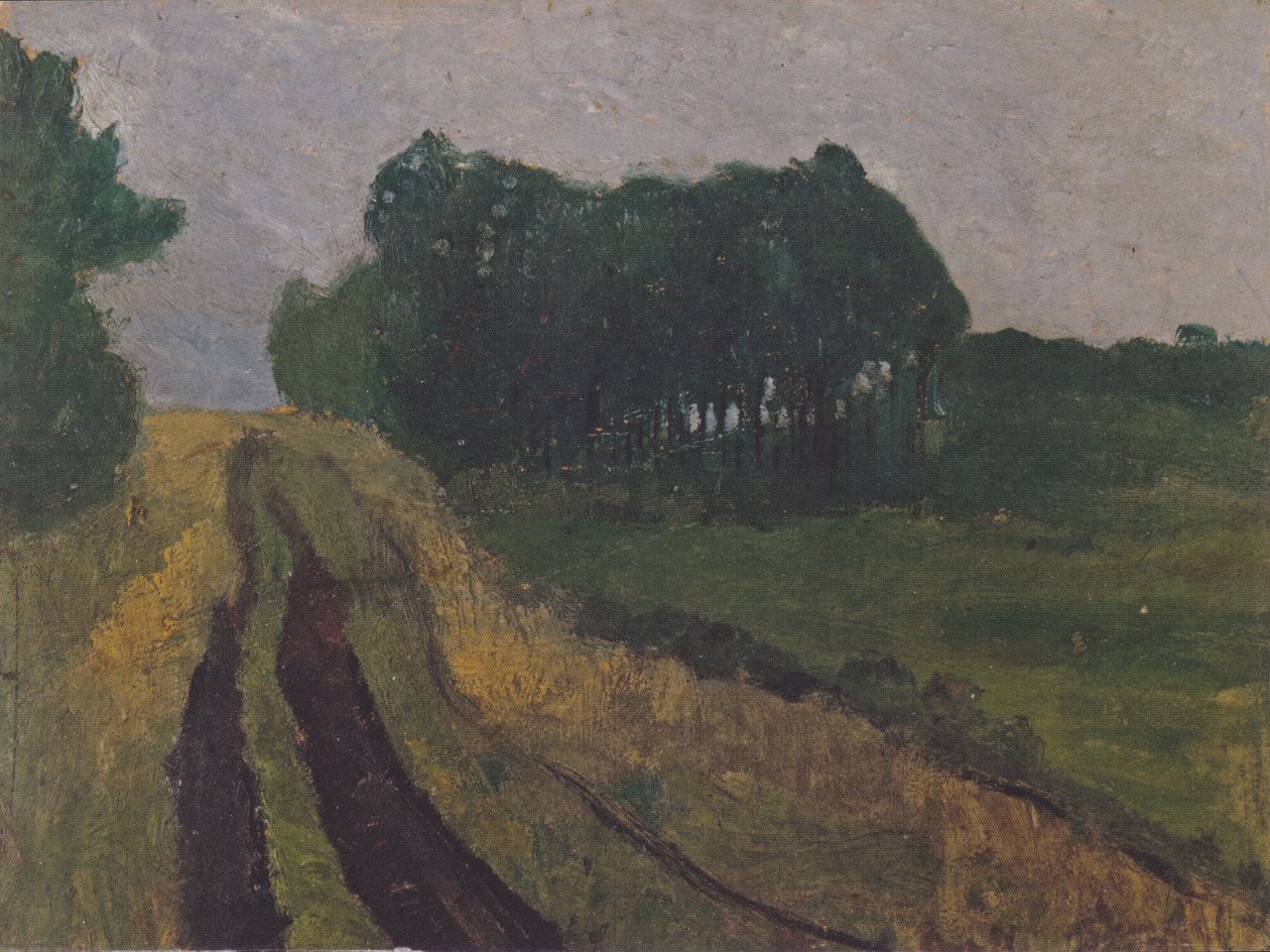 Paesaggio serale con pini da Paula Modersohn Becker