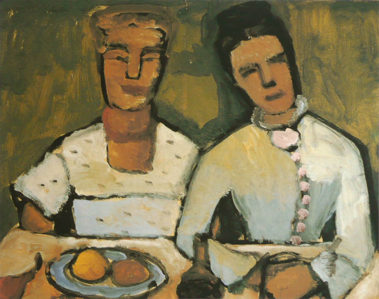 Lee Hoetger e sua sorella da Paula Modersohn Becker