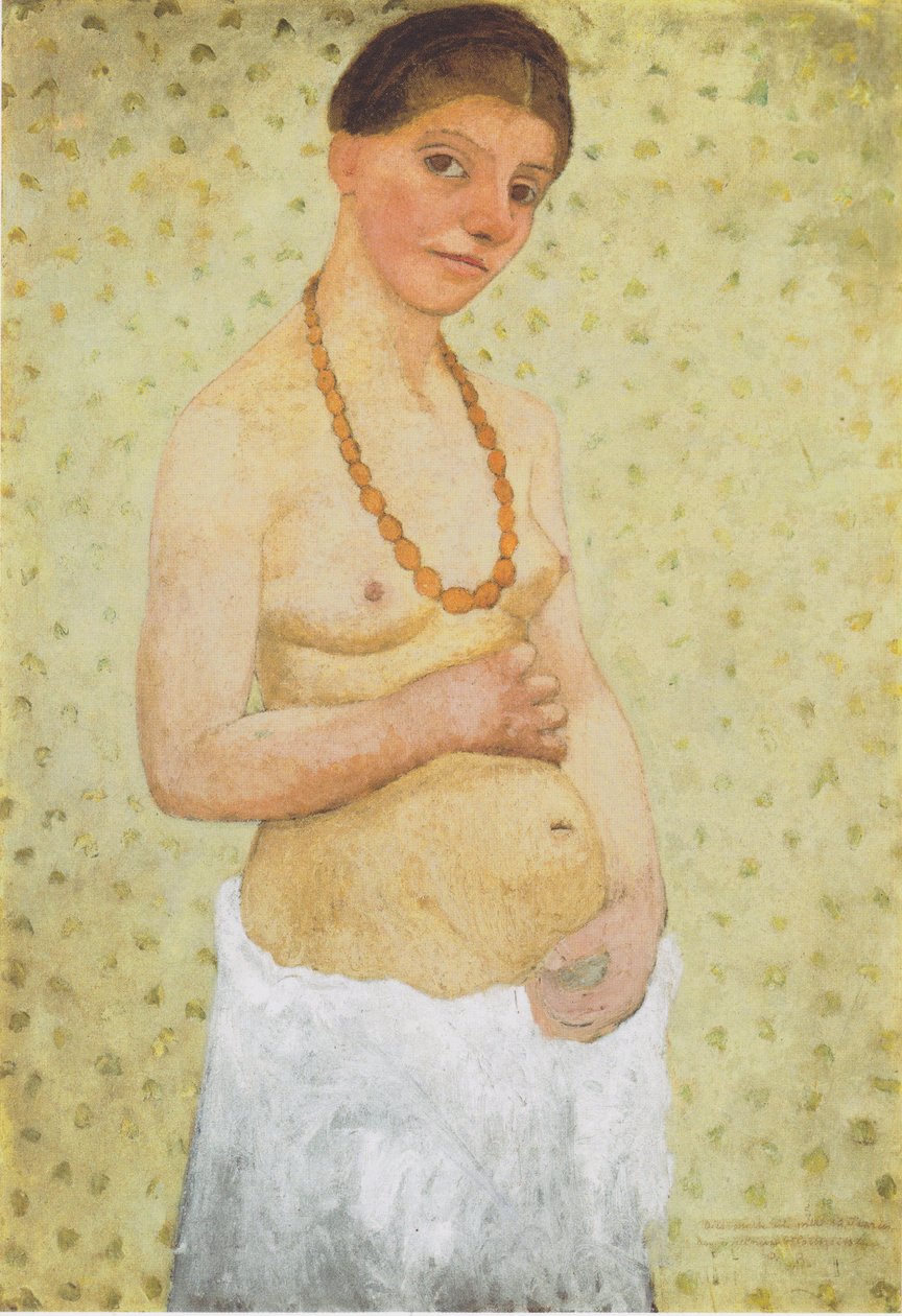 Autoritratto al sesto anniversario di matrimonio da Paula Modersohn Becker