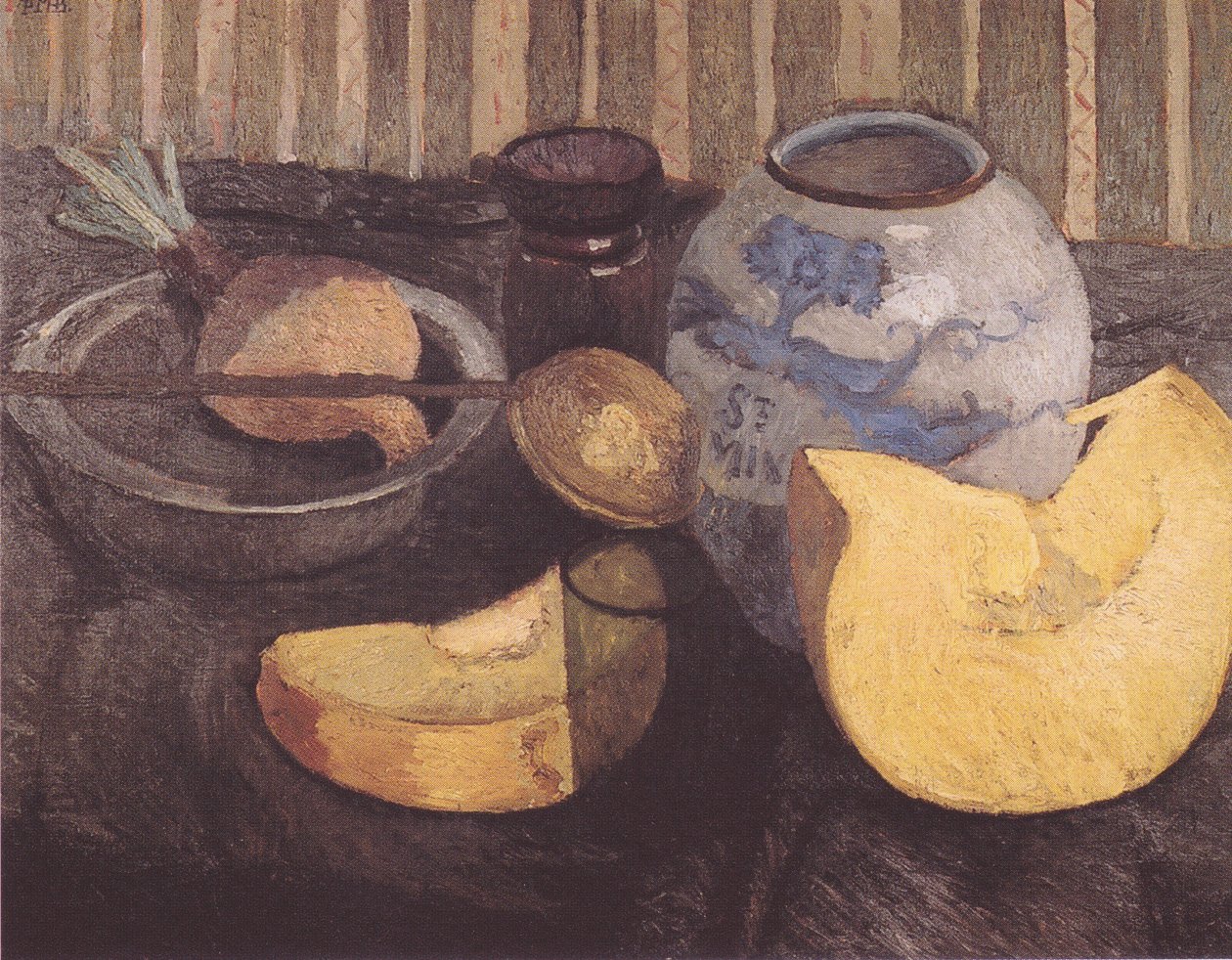 Natura morta con zucca da Paula Modersohn Becker