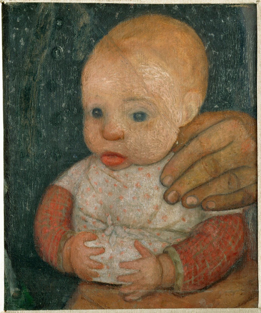 Il bambino e la mano della madre da Paula Modersohn-Becker