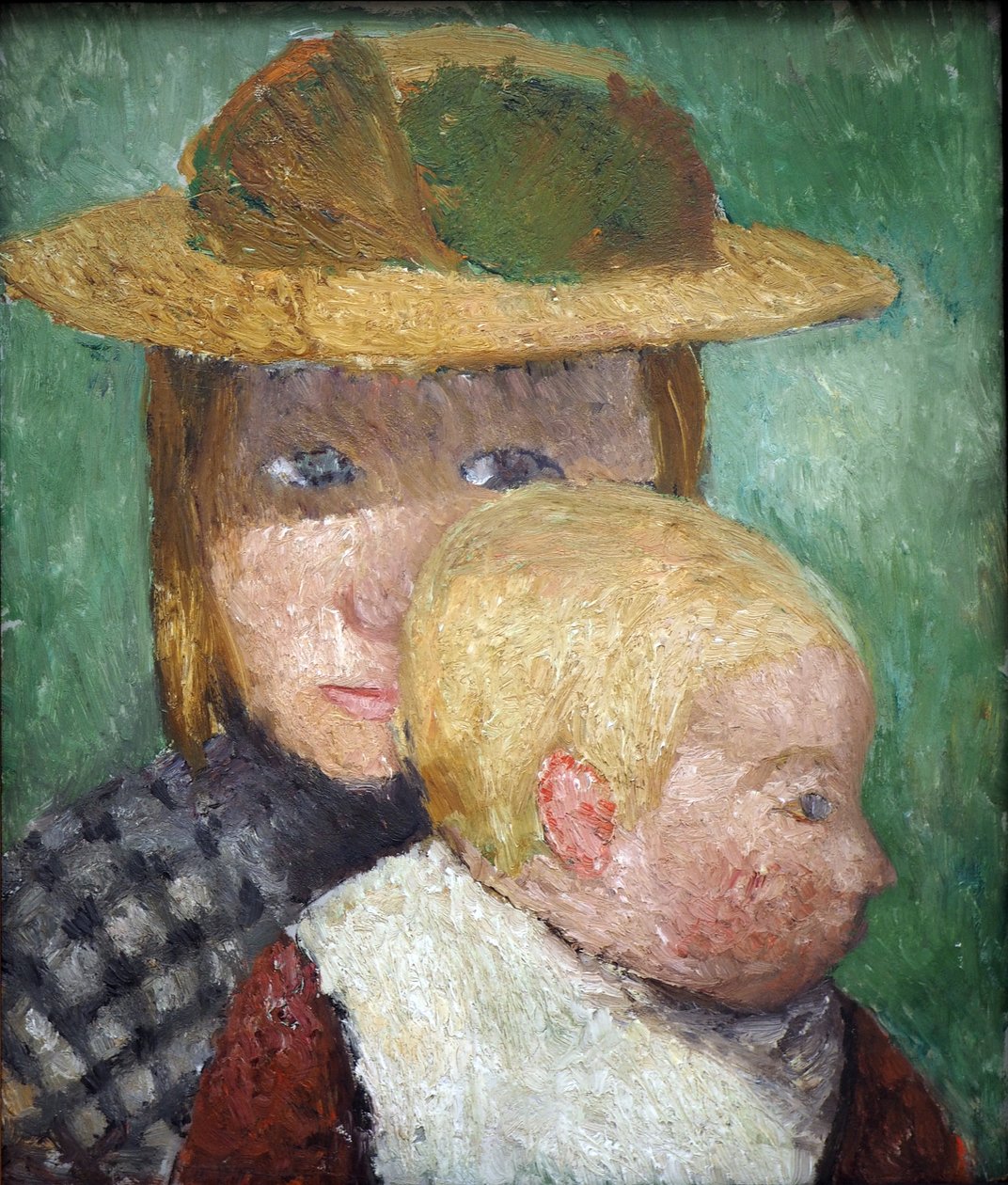 Bambini al sole, 1903 circa (tempera su cartone) da Paula Modersohn Becker