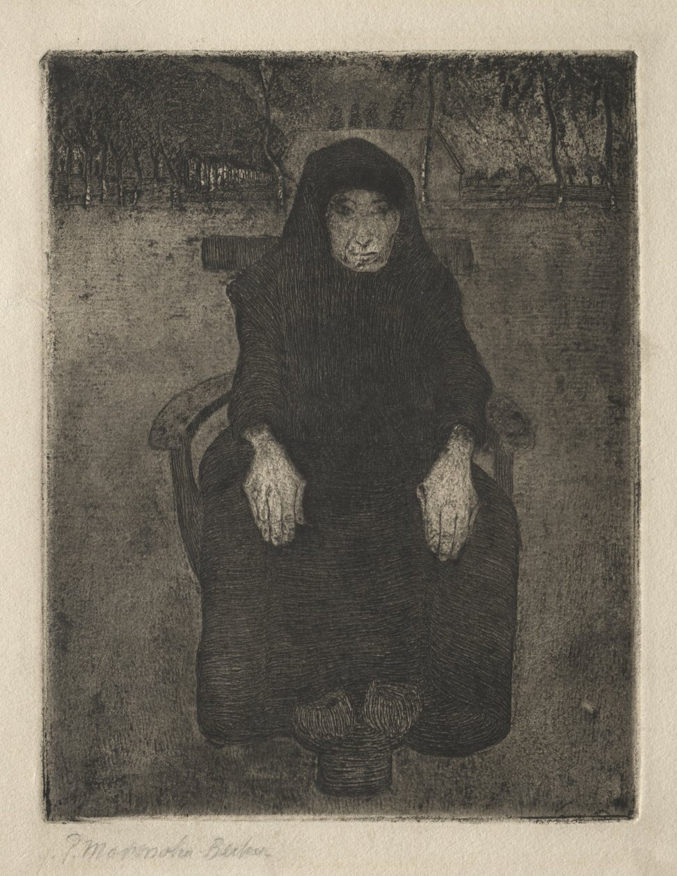 Vecchia Donna Seduta da Paula Modersohn-Becker